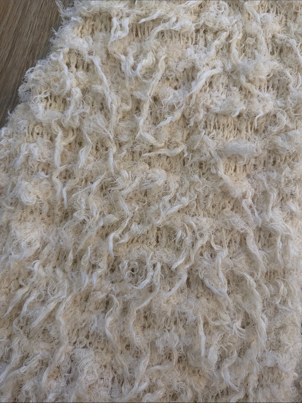 Free People White Faux-Fur Sleeveless Long Vest - Picture 13 of 16